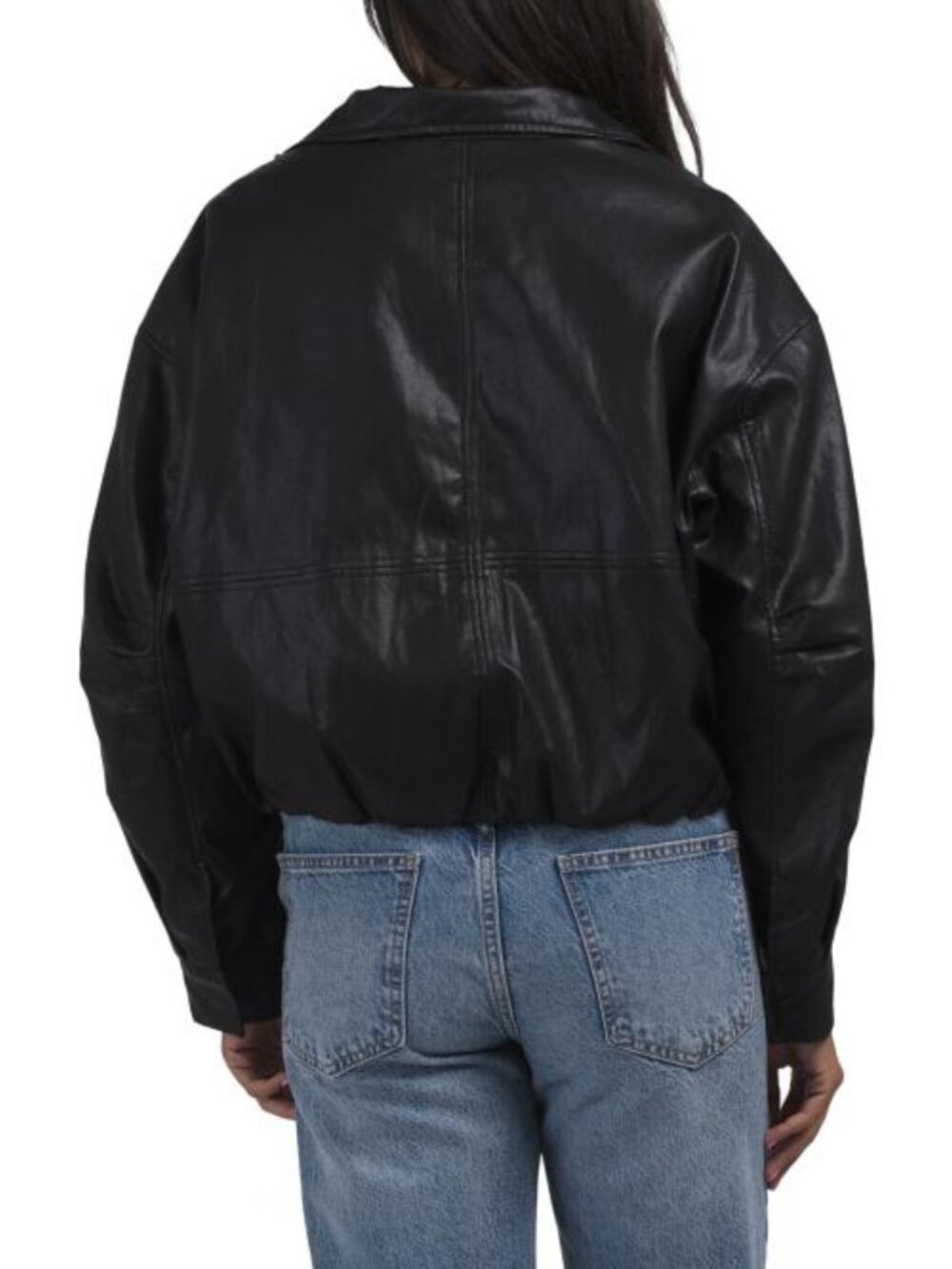 MAX STUDIO LONDON Textured Zip Front Jacket - Picture 2 of 2